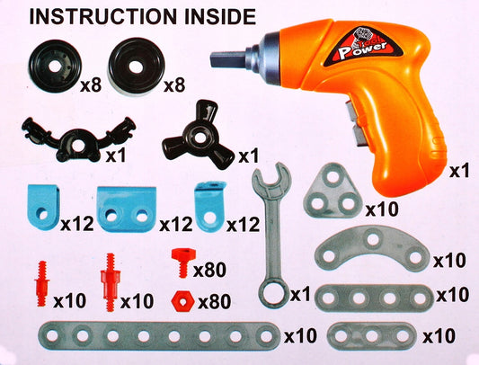 Set de constructie IDL Junior Block, Echipat cu 280 De Elemente ce le permite micutilor sa creeze diverse constructii jongland cu piesele dupa vointa lor, Ajuta la dezvoltarea capacitatilor de coordonare si sporeste imaginatia