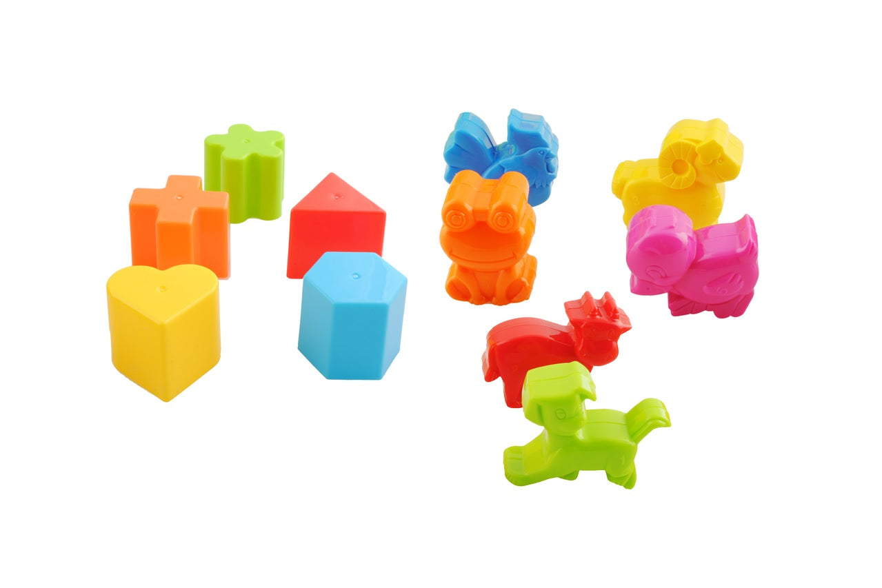 Cutie Muzicala My Little Lullaby cu Pian, Forme Geometrice, Luminite, Usa cu cheita, dimensiune 23x22,5x22cm, Multicolora