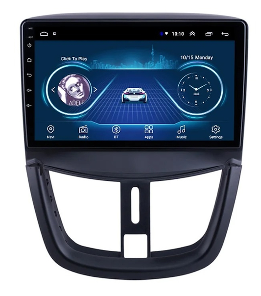 Rama Navigatie 9 idealSTORE, Cablaj si Modul Canbus Inclus compatibila Peugeot 206+ 2006-2015, pentru Radio MP3, MP5 Player 2DIN ANDROID Ecran 9 si 9.7