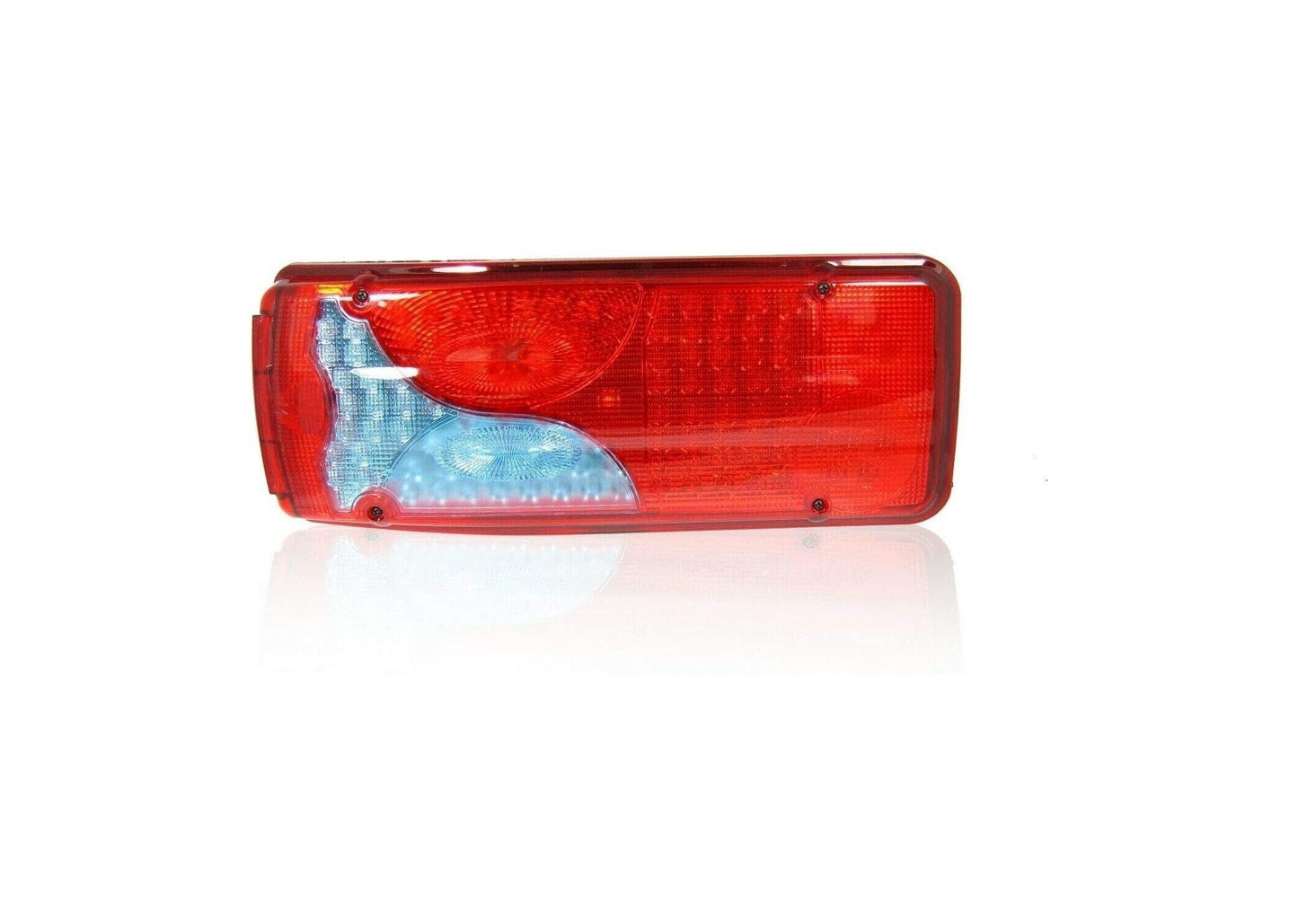 Set 2 Lampi Spate idealSTORE, dimensiuni 400150, LED, 5 Functii, 12V, pentru Remorci si Camioana, cu Semnalizare, 120 Diode