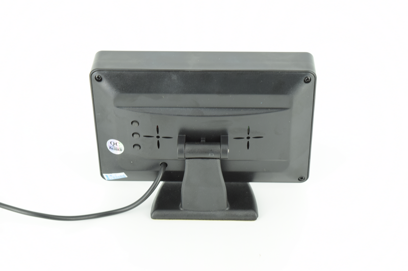 Monitor 4,3 idealSTORE LCD universal de vedere in spate, Display TFT-LED, Sistem PAL-NTSC, Sursa alimentare DC 12 V, Dimensiuni 11,5cm x 9 cm x 2,5cm, Doua intrari video