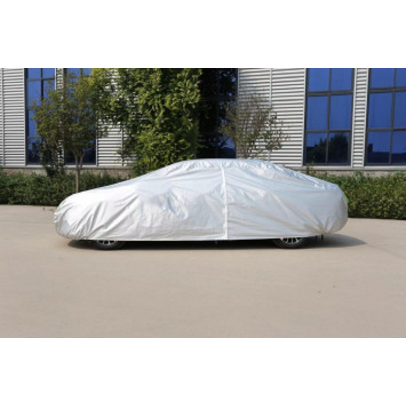 Prelata Premium Auto idealSTORE, Protectie 4 Anotimpuri, Material extra rezistent la apa, Zapada si Soare, Inchidere cu fermoar pe partea Soferului, Material vatuit pe interior compatibil SUV / VAN Dimensiuni 4, 10x1, 72x1, 45m