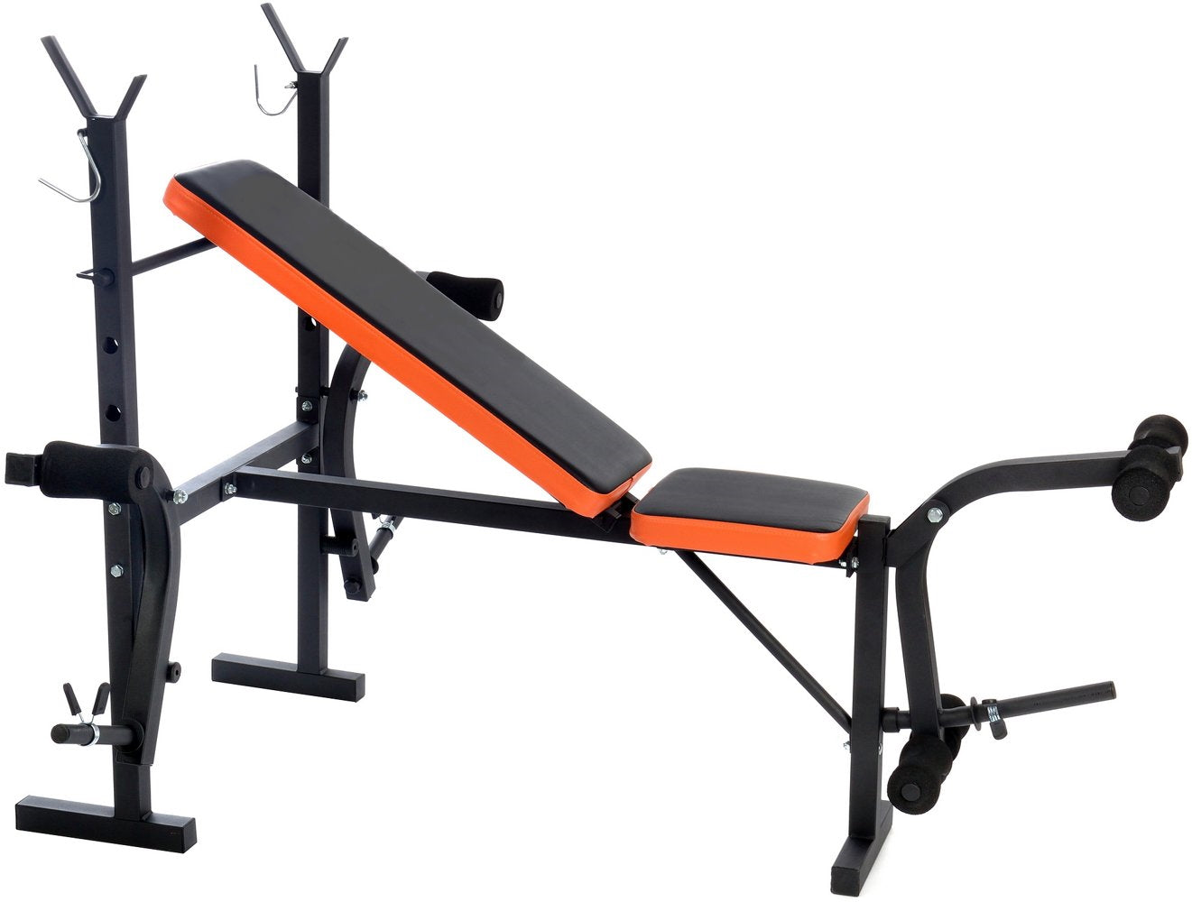 Aparat multifunctional fitness idealSTORE MaxGym, Reglarea unghiului spatarului in 4 trepte, Constructie din otel, Tapiterie moale