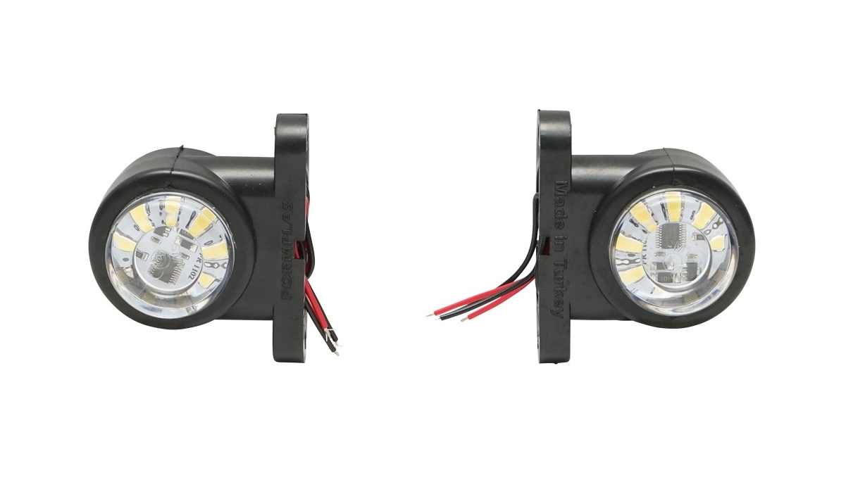 Lampa Gabarit Rotativ Laterala idealSTORE, LED alba-rosu, Putere 12-24V