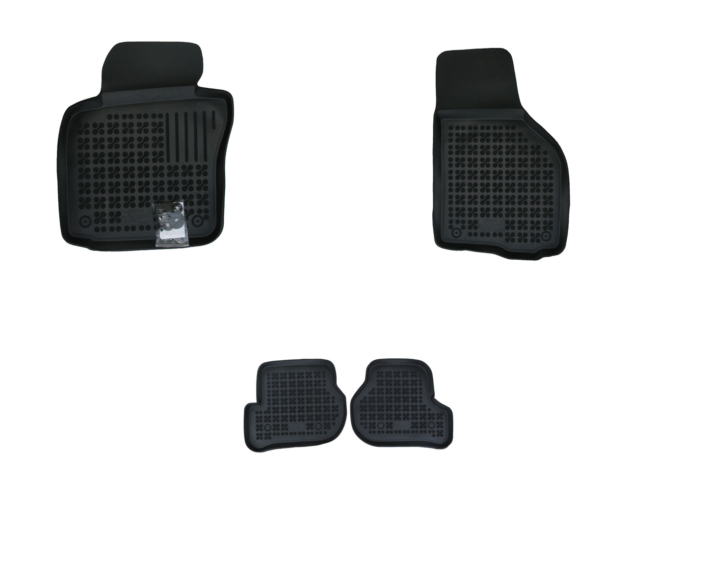 Set 4 covoare IDL din cauciuc moale, placut la atingere, fara miros stil tavita VW GOLF V 2003-2008