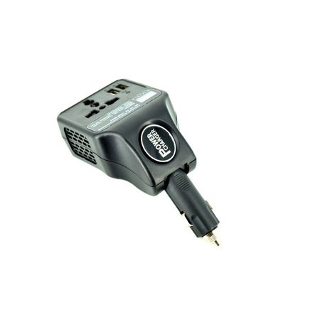Invertor premium 120W 12V-220V, 2xUSB, 1xPriza,