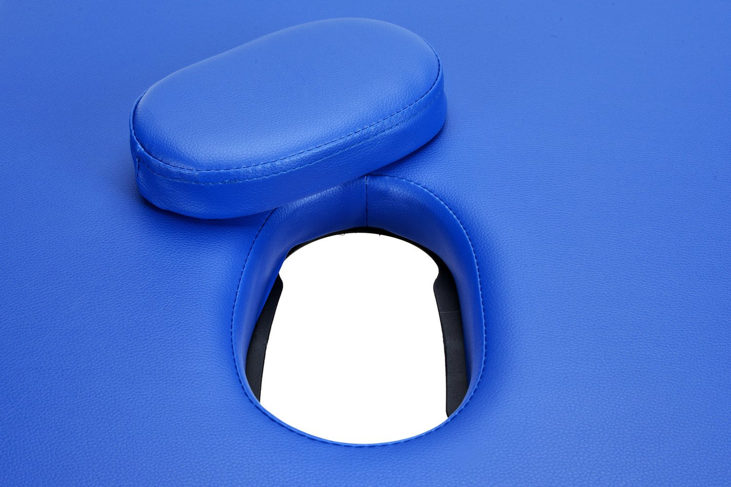 Masa de masaj Pliabila idealSTORE BLUE, Inaltime reglabila, Include geanta de transport, Cotiera, Tetiera, Sarcina MAX 250 KG