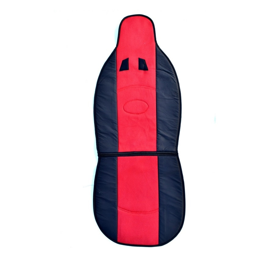 Husa auto IDL RIDER, Dimeniune: 73x46x48 cm, Mentine scaunul curat, Confort Sporit, Culoare Negru+Rosu