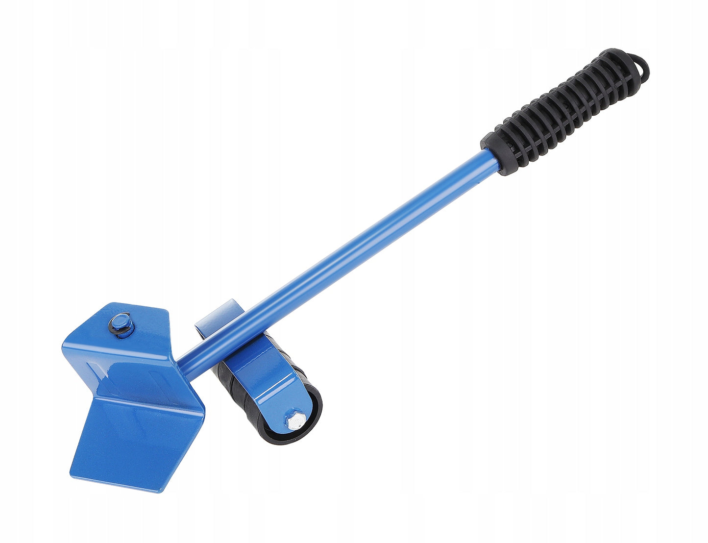 Set Mutare si Transport Mobilier idealStore MovingKit, contine 4 Suporti cu 8 roti, Levier din Otel cu Maner Cauciucat, Greutate maxima 150 Kg