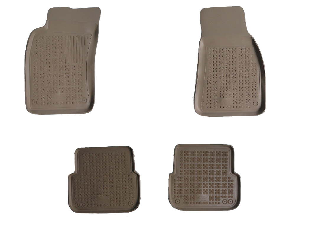 Set 4 covoare premium IDL cauciuc stil tavita BEJ Audi A5 2007-2016