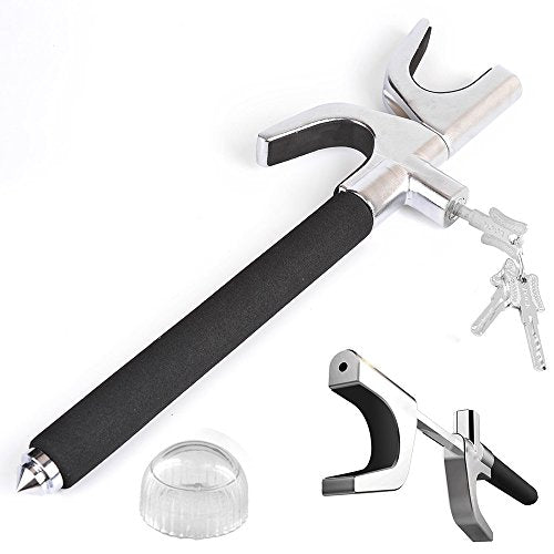 Antifurt volan premium, material rezistent cu 3 chei