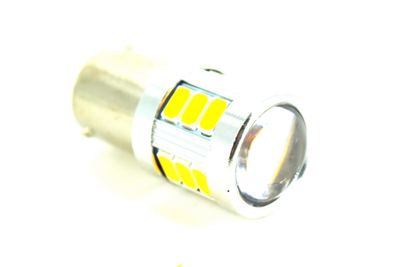 Bec o Faza T.N BAU15S 5630 18SMD canbus 9V-30V nonpolar lumina: portocalie