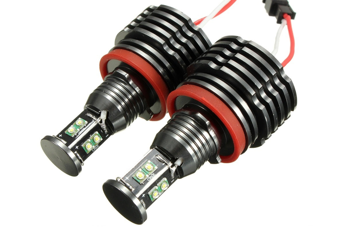 Set Led IDL Angel Eyes BMW H8 A.E. 2003 80W Seria 1: E87 LCI Hatchbak 2008->Facelift ( doar pentru far cu xenon din fabrica)