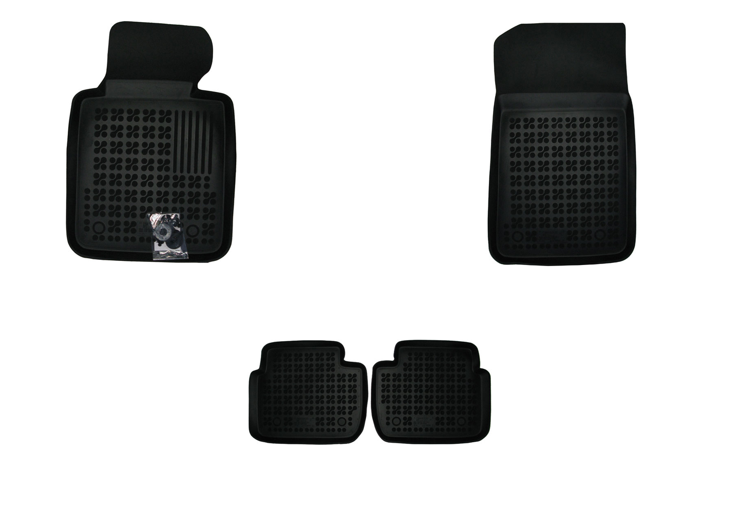 Set 4 covoare IDL cauciuc stil tavita, traversa spate pentru BMW seria3 E46/E90/E91/E92 2005-2012