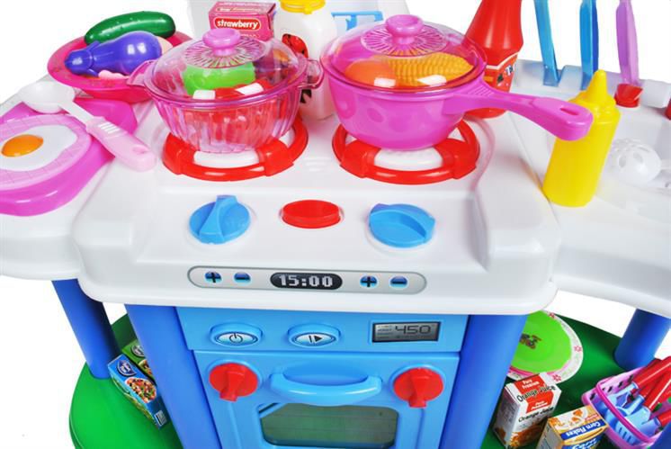 Bucatarie profesionala Top Cook, calitate premium, 48 piese, sunete si lumini