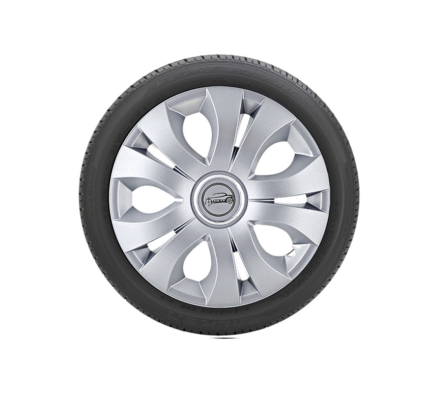 Set 4 Capace roti IDL - 14 inch - Capace roti Ring TOP cu inel cromat, material rezistent la viteze mari