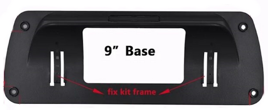 Rama Universala pentru Navigatie idealStore pentru Navigatii de 9 inch, include Cablaj, culoare Negru