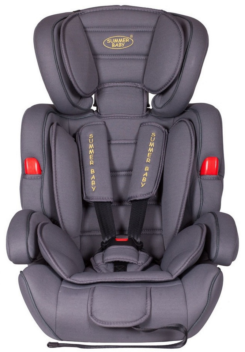 Scaun auto Profesional, BABY JOLIE COSMO IDL Collection, Pentru 3 grupe de greutate intre 9-36 Kg, Format din doua parti baza cu cotiere conturate si spatar, Tetiera reglabila, Echipat cu centura de siguranta cu prindere in 5 puncte, Gri