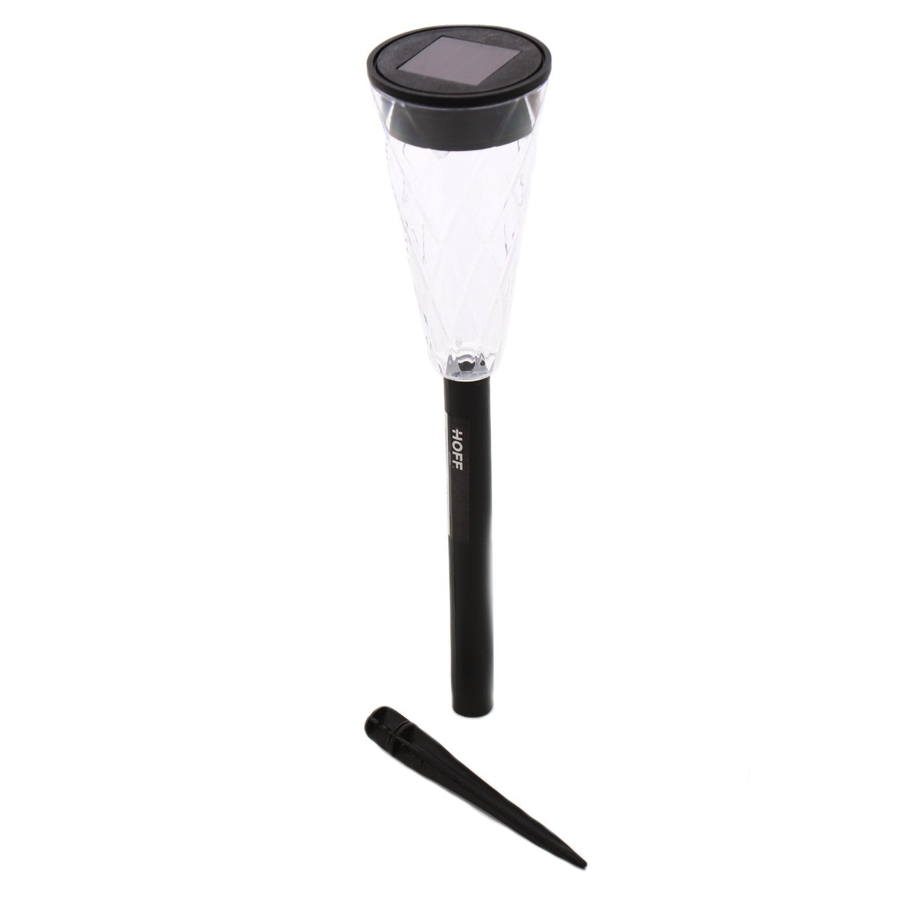 Lampa solara pentru gradina IDL, Diametrul de 68 mm si inaltimea de 365 mm, Modelul este realizat din Platsic, Prevazuta cu LED de culoare alba si acumulator 1 AAA 600mAh, Principalul avantaj este ca nu veti consuma curent electric