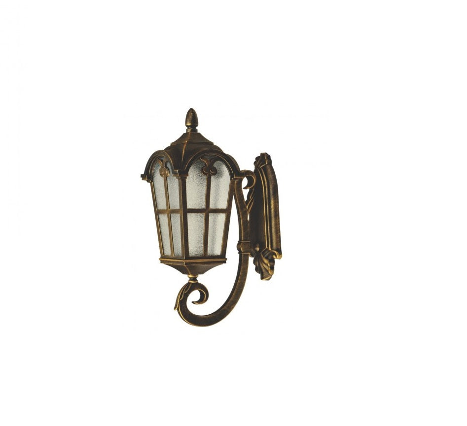 Aplica pentru exterior idealSTORE SQUIRREL COLLECTION, Structura metalica si abajur din sticla, Dimensiuni 430 x 160 x 240 mm, Dotat cu o sursa cu dulie E27 pentru o putere maxima 40W, Grad de protectie IP44, Design clasic