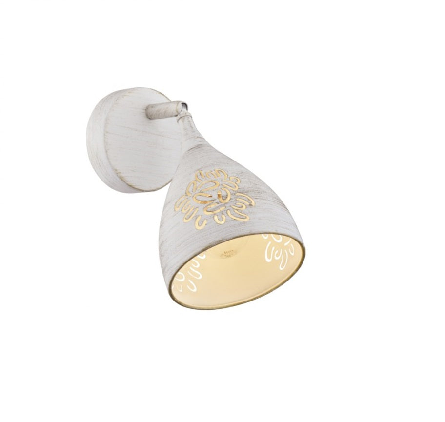 Aplica pentru interior idealSTORE TANGO COLLECTION, Structura si abajur din metal, Dimensiuni 110 x 180 x 170 mm, Dotat cu o sursa cu dulie E14 pentru o putere maxima de 40W, Echipata cu grad de protectie IP20, Design modern