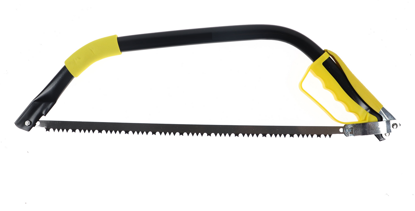 Fierastrau de mana idealStore ProfiTools, pentru Lemn Uscat, Tip Arc, Panza din Otel Calit, Maner din Spuma, Lungime Lama 52.5 mm