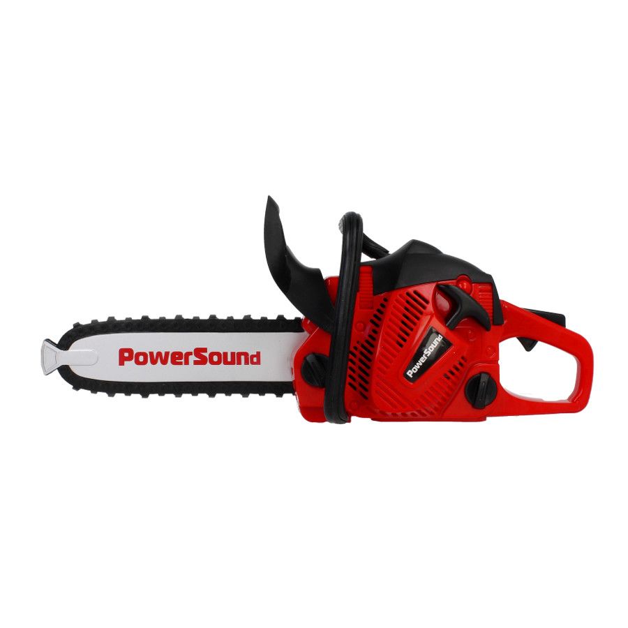 Drujba de Jucarie idealSTORE, Dimensiuni 37 x 10 x 15 cm, Dezvolta creativitatea prin jocul de rol, Sunete realiste, Creaza o activitate unica, Functionalitate pe baterii, Negru-Rosu