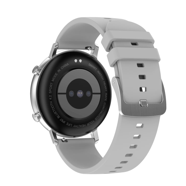 Smartwatch TimeOn Silver IdealStore Full HD, Ecran de 1.3 Inch, Monitorizare tensiune arteriala si frecventa cardiaca, Rezistent la apa IP67, Notificari apeluri Bluetooth, Whatsapp, Facebook, Mod multi-sport, Sistem de operare Android sau IOS