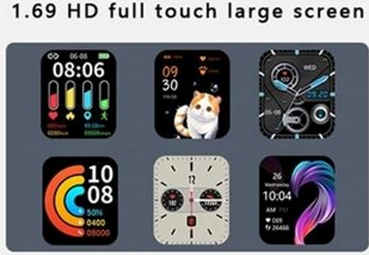 Smartwatch si Bratara de Fitness idealStore EasyApp, 24 Moduri Sportive, Tracker de fitness, GPS track sport, Monitorizare Ritm si Tensiune Cardiaca, Prognoza Meteo, Player Muzical, Notificari, Respingere Apel, Culoare Negru