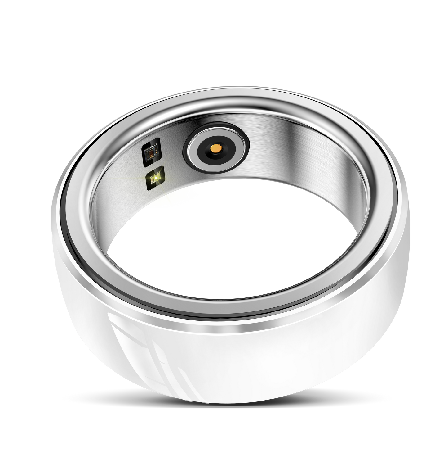 Inel Inteligent Multifunctional Fashion Ring idealSTORE Blouetooth, Monitorizeaza Ritmul Cardiac, Tensiunea Arteriala, Oxigenul din Sange, Temperatura corpului, Somnul, Calorii, Distanta, Miscarea, Multi-Sport, IP68, Otel Inoxidabil-Ceramica, Marime 20 mm