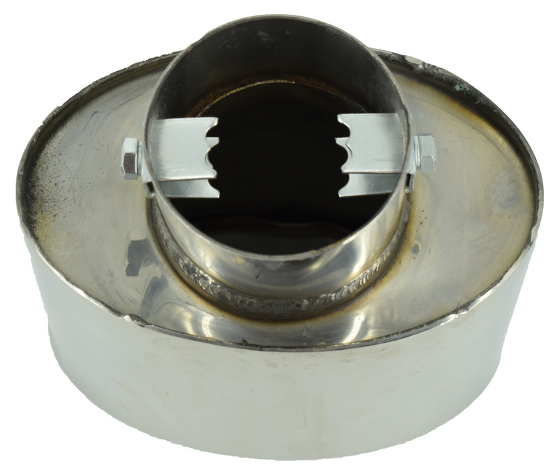 Ornament toba premium, Dimensiune: Lungime: 18 cm. Latime: 14.5 cm. Diametru gaura iesire: Ovala 14.5 X 10 cm. Diametru intrare toba: 6.5 cm