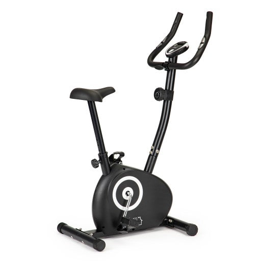 Bicicleta Magnetica idealStore Fitness XPRO, Inaltime Reglabila, Viteza Reglabila, Calculator cu functii de Monitorizare, Pedale cu Curele de sustinere, Picioare Reglabile din Cauciuc