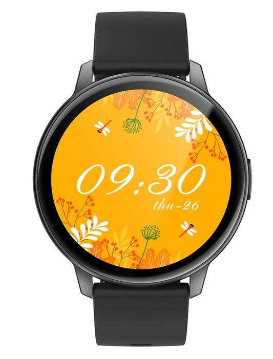 Ceas SmartWatch GoFit idealStore, Ecran Full Touch 1.3 inch, Rezistent la Apa IP68, Bluetooth, Monitor Ritm Cardiac, Tensiunea Arteriala, Oxigen din Sange, Momento Apel/Mesaje, Multi-Sport, Compatibil iOS si Android, Negru