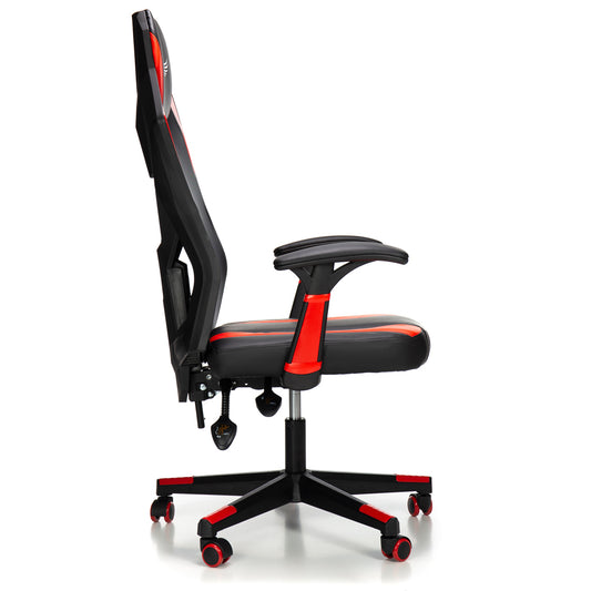 Scaun Gaming Reglabil cu mecanism SmoothBlock idealSTORE Collection Ignis Design, Echipat cu cotiere moi si stabile, Posibilitatea modificarii unghiului spatarului