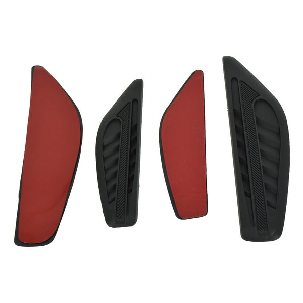 Set 4 Piese pentru protectie usa auto IDL, protejeaza usa la deschidere de alte obiecte, Fixare prin lipire