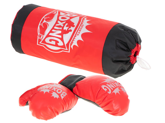 Set de Joaca BOX Champions Of The Stars idealSTORE, Include Sac de Box, 2 Manusi Universale, Rezistente la Lovituri, Ajuta la Dezvoltarea Copilului