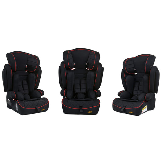 Scaun Auto Profesional Dedicat Pentru Copil Baby Jolie MIKO IDL Collection, Grupa Greutate 9-36 kg, Centuri de Siguranta in 3 Puncte, Tetiera Reglabila, Poate Fi Folosit Si Ca Baza, Husa Detasabila, Dimensiune Universala, Negru