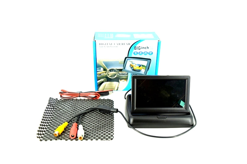 Monitor retractabil marsarier 4,3', doua intrari video