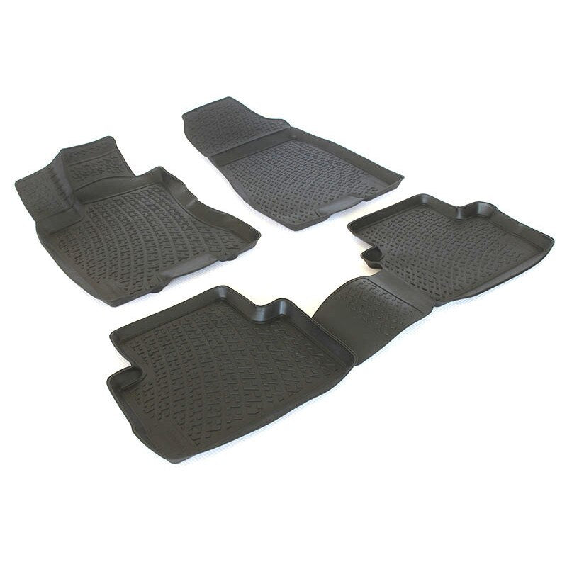 Set 4 covoare profesioanel IDL cauciuc stil tavita NISSAN QASHQAI II dupa 2013, material antiaderent