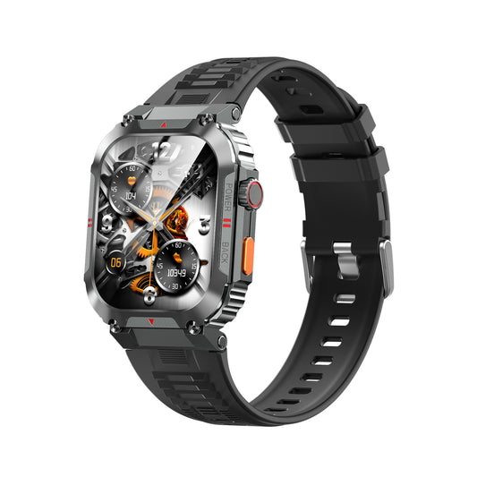 Ceas SmartWatch OXIMAN idealSTORE, Ecran Full Touch IPS 2, 02 inch, Blouetooth Call, Android/IOS, Control Muzical, Multi Sport Vreme, Fitness Traker, IP68, Notificari Mesaje, Apeluri, Asistent Vocal, Monitorizeaza, Tensiunea Arteriala, Somn, Oxigen