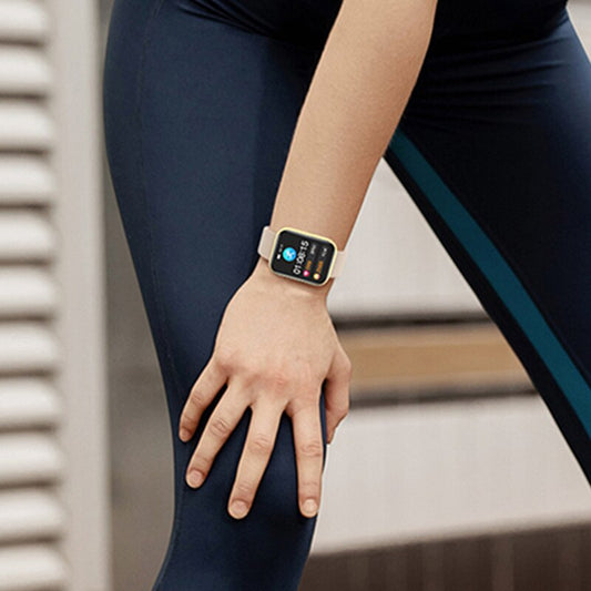 Ceas Smartwatch idealStore ProSmart Monitorizare Temperatura Corporala, Ritm Cardiac, Oxigen, Moduri Sport, Rezistent la Apa IP68, Ecran Complet Tactil, Gold