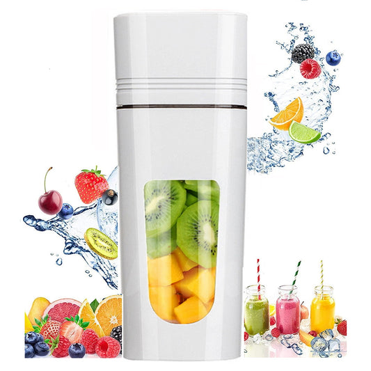 Mini Blender Portabil Multifunctional PASSION FRUIT IdealStore, Incarcare Magnetica, Capacitate 350 ml, 1200 mAH x2, Material Tritan, Straturi Duble, Cutit plat cu 4 Lame 3D, Autonomie Mare