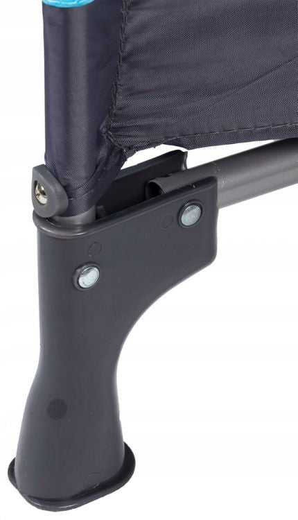 Patut iMK pentru bebe, portabil, pliabil, cu plasa de tantari, roti cu blocare, sistem LockGuard, usa laterala, husa depozitare/transport, 84 x 126 x 66 cm