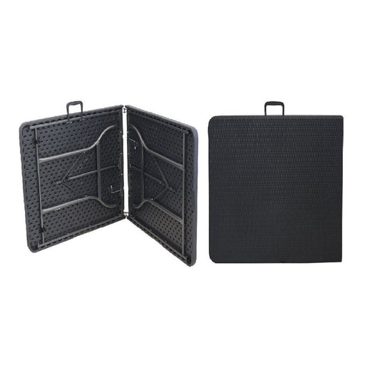 Masa Multifunctionala idealStore multiTABLE, Pliabila, Cadru din Otel, Rezistenta UV, Greutate maxima 100 Kg, Utilizare Multipla, culoare Maro