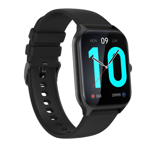 Ceas Smartwatch Prince Collection IdealStore, Ecran Tactil 1.96 inch, Preluare Apeluri si Mesaje Bluetooth, Monitorizare Ritm Cardiac si Somn, Multi-Sport, Difuzor si Microfon incorporat, IP67, Alarma, Android-IOS, Long Battery, Black Edition