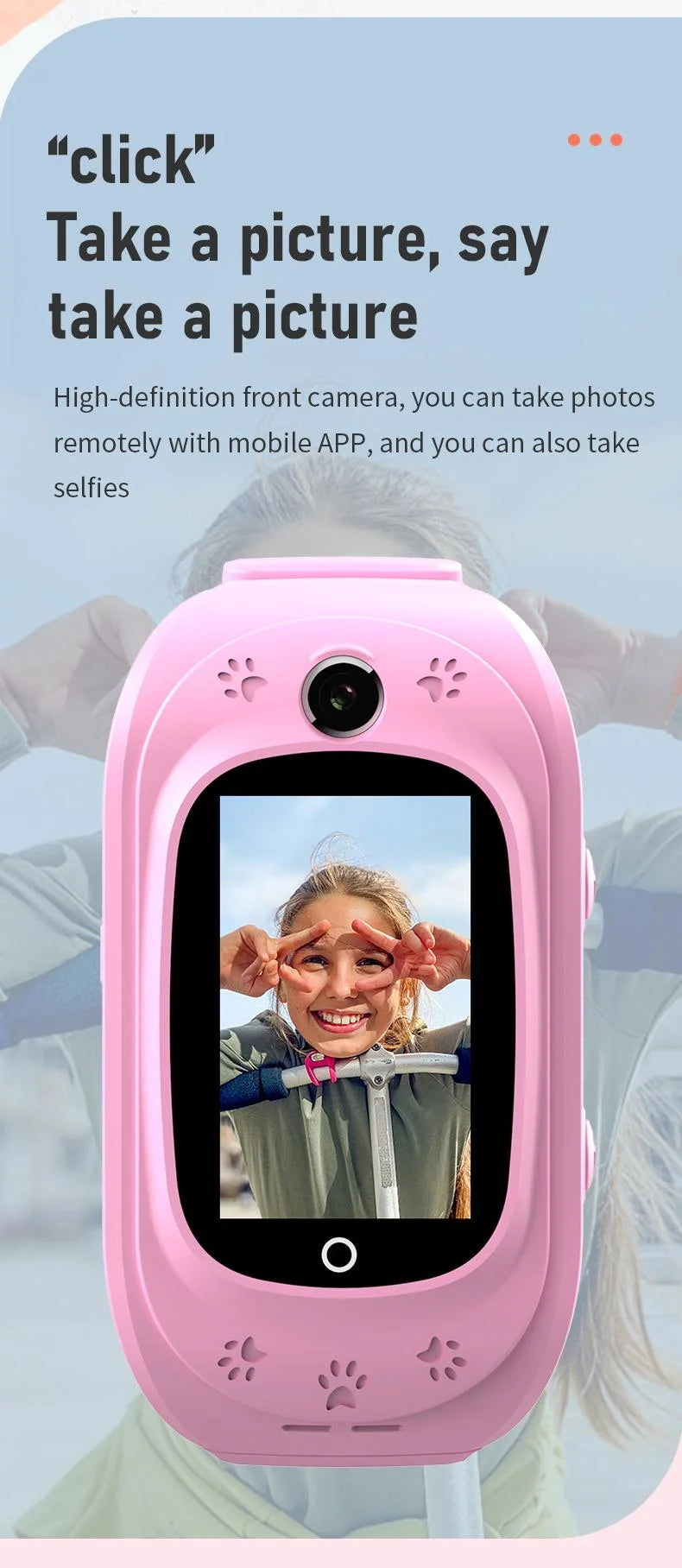 Ceas SmartWatch Pentru Copii ProKids idealStore, Ecran Tactil Color 1.14 inch, Functie Telefon, Apel Video, Interactiune Vocala Inteligenta, Monitorizare GPS in Timp Real, Buton SOS, Istoric Traseu, Alarma Perimetru de Securitate, Wifi/Bluetooth, Negru