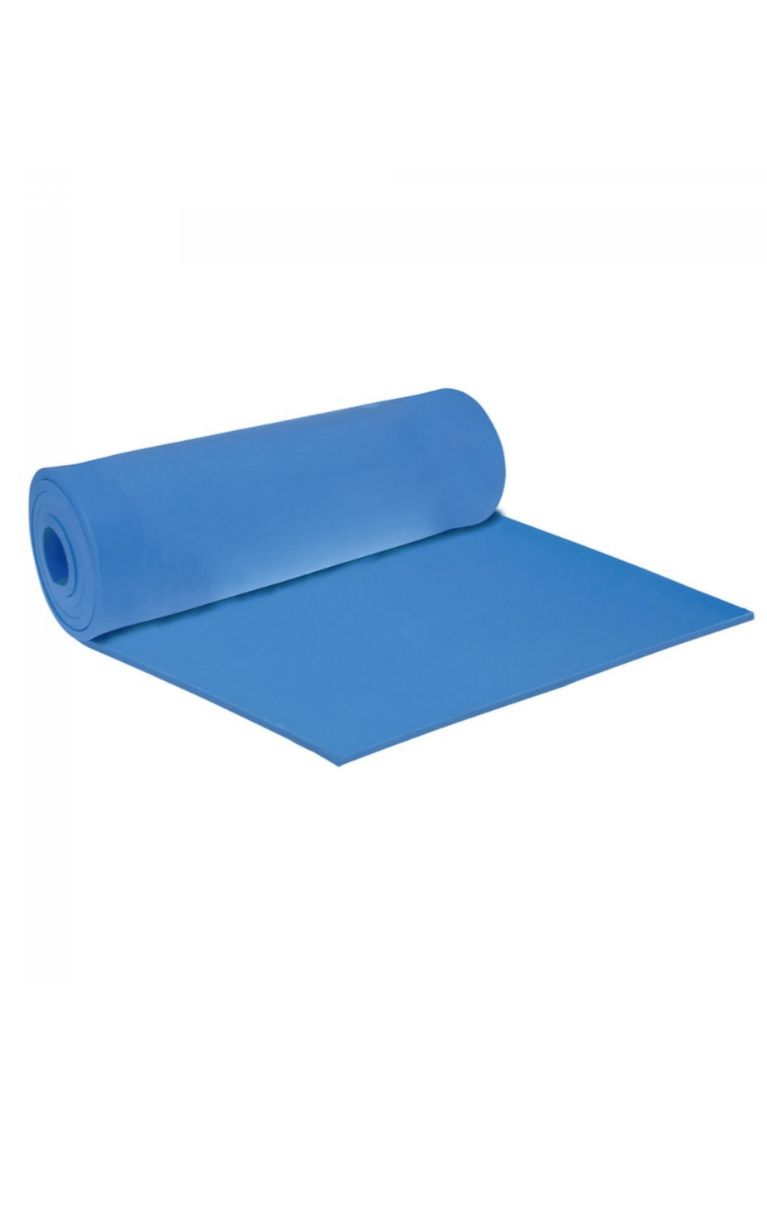 Saltea pentru camping, SummerTime Comfort Culoare Albastru, Dimensiune 190 x 55 cm, Material copolimer etilen-vinil-acetat, Usor de rulat si montat