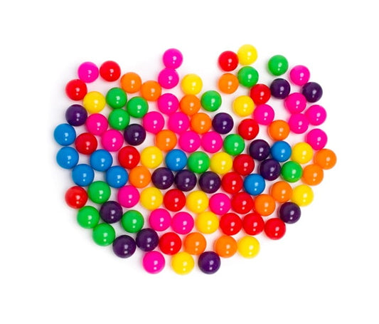 Tarc de joaca pentru copii idealSTORE Rainbow Place Ball, Dimensiuni 146 x 73 x 64 cm, Accesorizat cu cos de baschet + 100 bile multicolore, Spatiu sigur fara margini ascutite, Design Pliabil