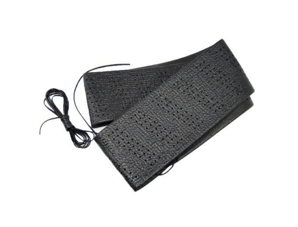 Husa Volan idealSTORE cu Snur, Marime M-38cm, Material Premium, Calitate Superioara, Model Elegant, Culoare, Negru