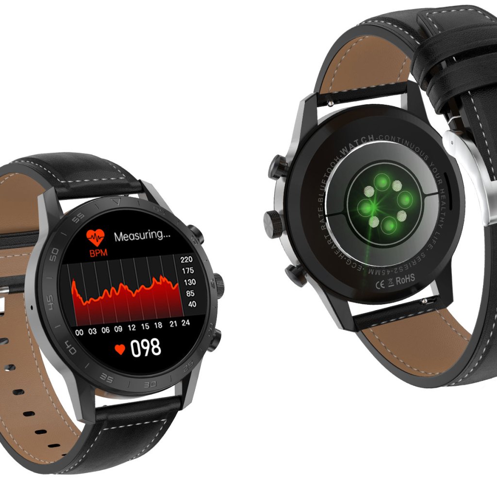 Ceas Smartwatch Teko idealStore, Ecran IPS HD 1.39 inch, Apel bluetooth 5.0, Difuzor, Microfon, Monitor Ritm Cardiac, EKG, Somn, IP68, Multi Sport, Notificari, Vibratii, Personalizare Ecran, Argintiu